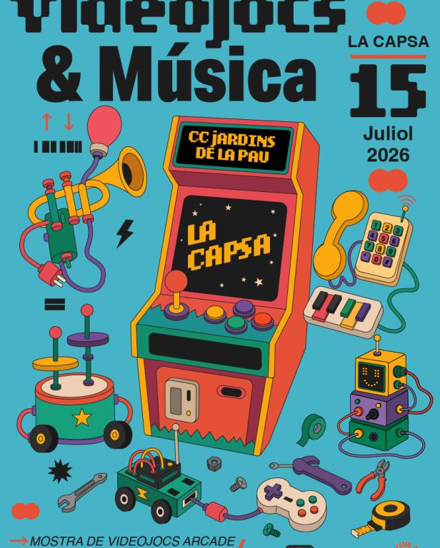 Videojocs & Música: Mostra de videojocs arcade i circuit bending amb joguines